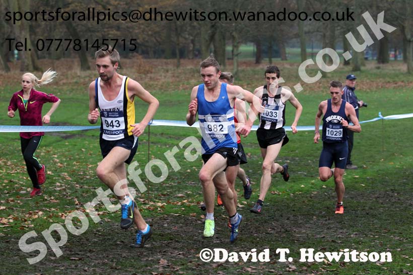 Senior men's European Cross Country Trials, Sefton Park, Liverpool. Photo: David T. Hewitson/Sports for All Pics